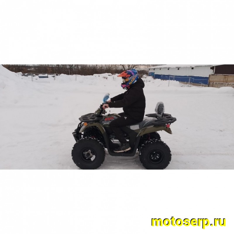 Купить  200cc Квадроцикл KAYO AU200 спинка ЗЕЛЕНЫЙ ХАКИ, (ПТС) LX163FML Loncin 200сс, 10/10" электростарт, диск/диск, приборка (шт) (SM купить с доставкой по Москве и России, цена, технические характеристики, комплектация фото  - motoserp.ru