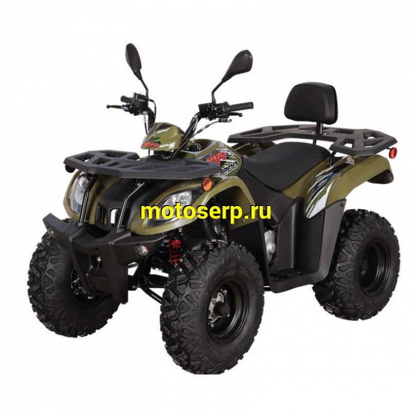 Купить  200cc Квадроцикл KAYO AU200  спинка (ПТС) ЗЕЛЕНЫЙ ХАКИ, 200сс, 10/10" электростарт, диск/диск, приборка (шт) (SM (ФОТО купить с доставкой по Москве и России, цена, технические характеристики, комплектация фото  - motoserp.ru