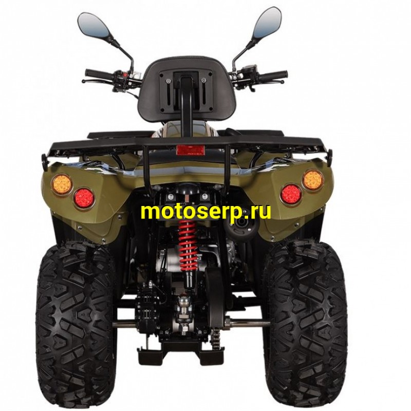 Купить  200cc Квадроцикл KAYO AU200  спинка (ПТС) ЗЕЛЕНЫЙ ХАКИ, 200сс, 10/10" электростарт, диск/диск, приборка (шт) (SM (ФОТО купить с доставкой по Москве и России, цена, технические характеристики, комплектация фото  - motoserp.ru