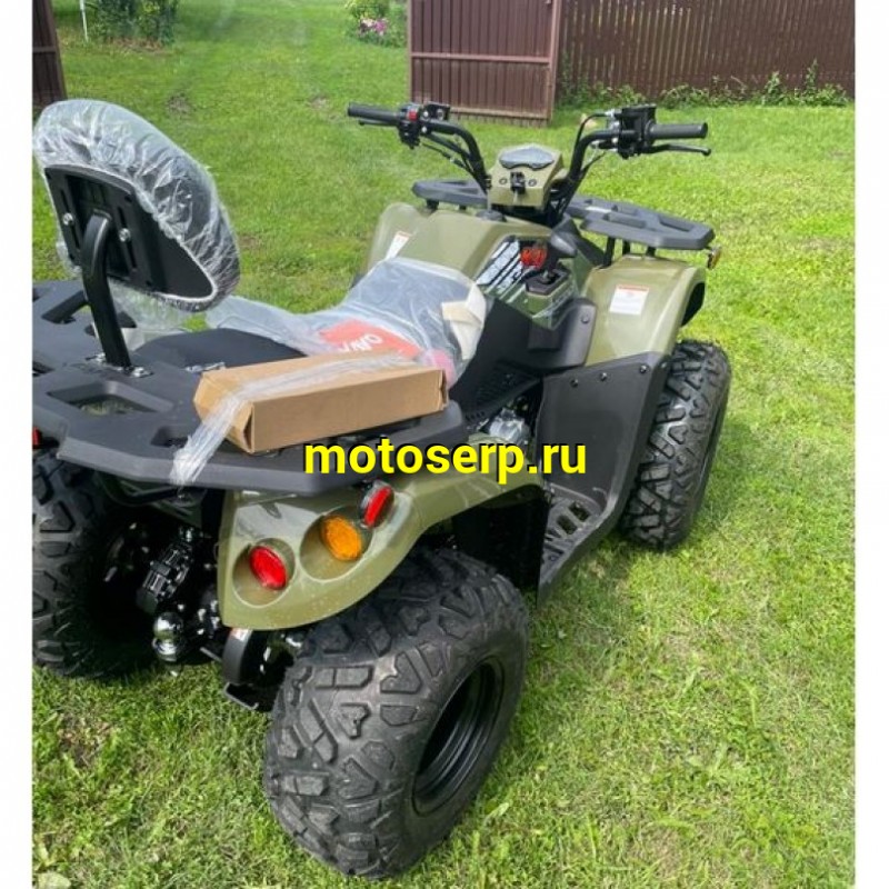Купить  200cc Квадроцикл KAYO AU200  спинка (ПТС) ЗЕЛЕНЫЙ ХАКИ, 200сс, 10/10" электростарт, диск/диск, приборка (шт) (SM (ФОТО купить с доставкой по Москве и России, цена, технические характеристики, комплектация фото  - motoserp.ru