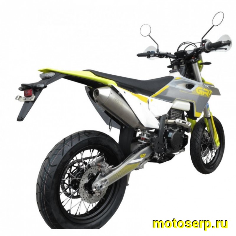 Купить  Мотоцикл Кросс/Эндуро GR7 F300A (4T YB300H) Motard ПТС 2026г. (шт) (GR (ФОТО купить с доставкой по Москве и России, цена, технические характеристики, комплектация фото  - motoserp.ru