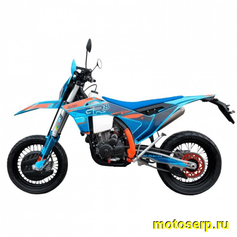 Купить  Мотоцикл Кросс/Эндуро GR8 F300A (4T YB300H) Motard ПТС 2025г. (шт) (GR (ФОТО купить с доставкой по Москве и России, цена, технические характеристики, комплектация фото  - motoserp.ru