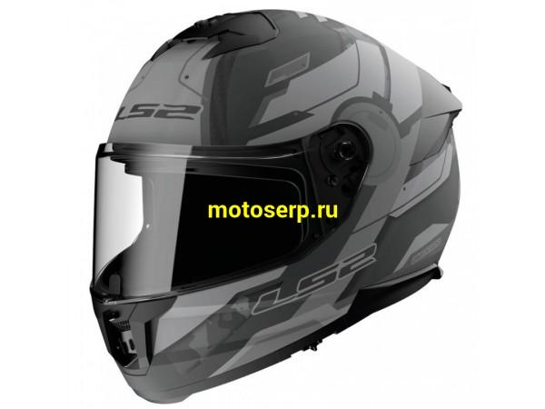Купить  Шлем закрытый LS2 FF808 STREAM 2 SHADOW Matt Titanium Grey (XL) интеграл (шт) (LS2 купить с доставкой по Москве и России, цена, технические характеристики, комплектация фото  - motoserp.ru