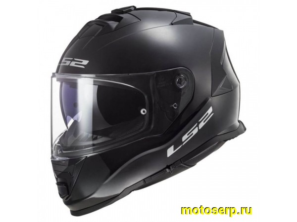 Купить  Шлем закрытый LS2 FF800 STORM II SOLID Gloss Black (S) интеграл (шт) (LS2 купить с доставкой по Москве и России, цена, технические характеристики, комплектация фото  - motoserp.ru
