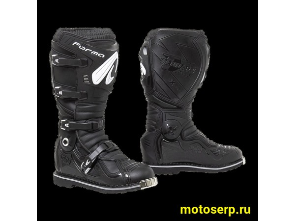 Купить  Мотоботы кросс. FORMA TERRAIN EVOLUTION TX BLACK , р-р 40" (Ч-З) (пар) (УТ-00111292) (Mr.M FORC600 купить с доставкой по Москве и России, цена, технические характеристики, комплектация фото  - motoserp.ru
