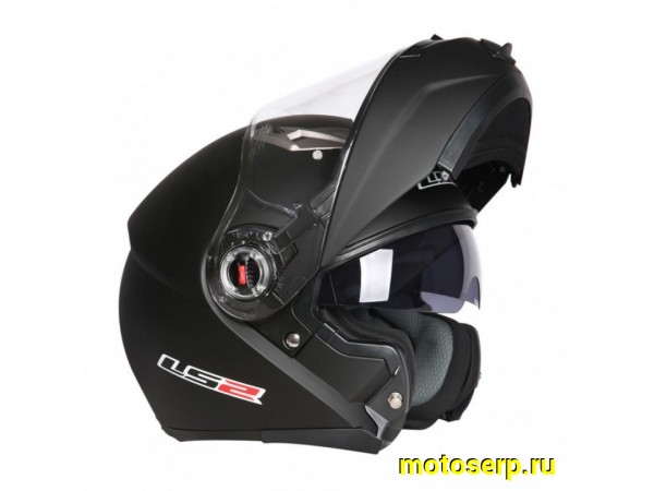 Купить  Шлем трансформер (модуляр) LS2 FF370 ЧЁРНЫЙ р-р. XL (шт) (Кокурин купить с доставкой по Москве и России, цена, технические характеристики, комплектация фото  - motoserp.ru