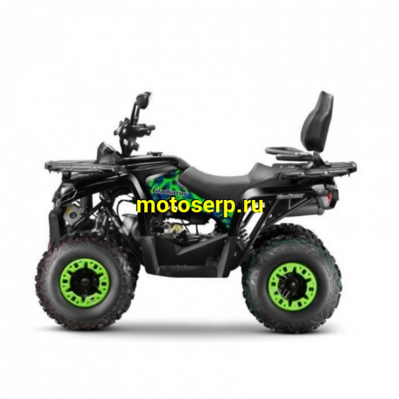 Купить  200cc Квадроцикл GLADIATOR F200 Long 200сс, 10/10", спинка, зеркала, защита рук (шт) (GLADIATOR купить с доставкой по Москве и России, цена, технические характеристики, комплектация фото  - motoserp.ru