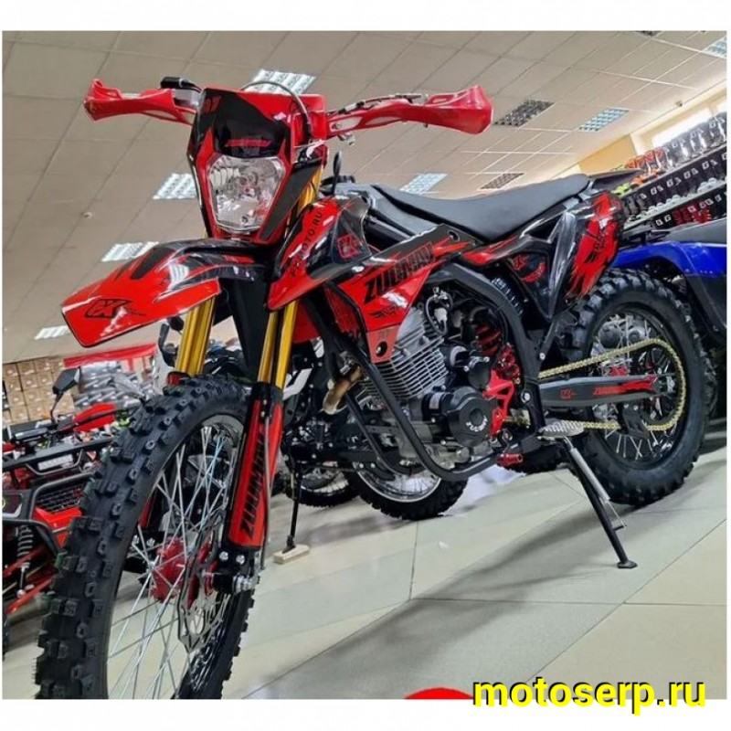 Купить  Мотоцикл Кросс/Эндуро ZUUMAV A7 250сс (спортинв)  ZS172FMM 21/18" эл/кикстарт, 5пер.  (шт) (ZUUMAV  купить с доставкой по Москве и России, цена, технические характеристики, комплектация фото  - motoserp.ru