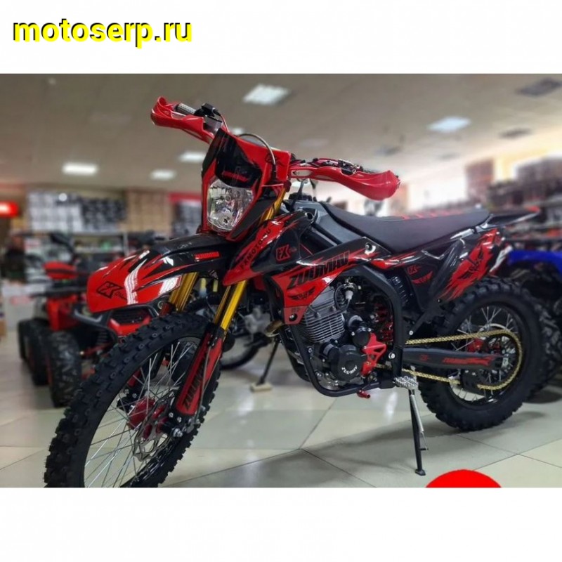 Купить  Мотоцикл Кросс/Эндуро ZUUMAV A7 250сс (спортинв)  ZS172FMM 21/18" эл/кикстарт, 5пер.  (шт) (ZUUMAV  купить с доставкой по Москве и России, цена, технические характеристики, комплектация фото  - motoserp.ru