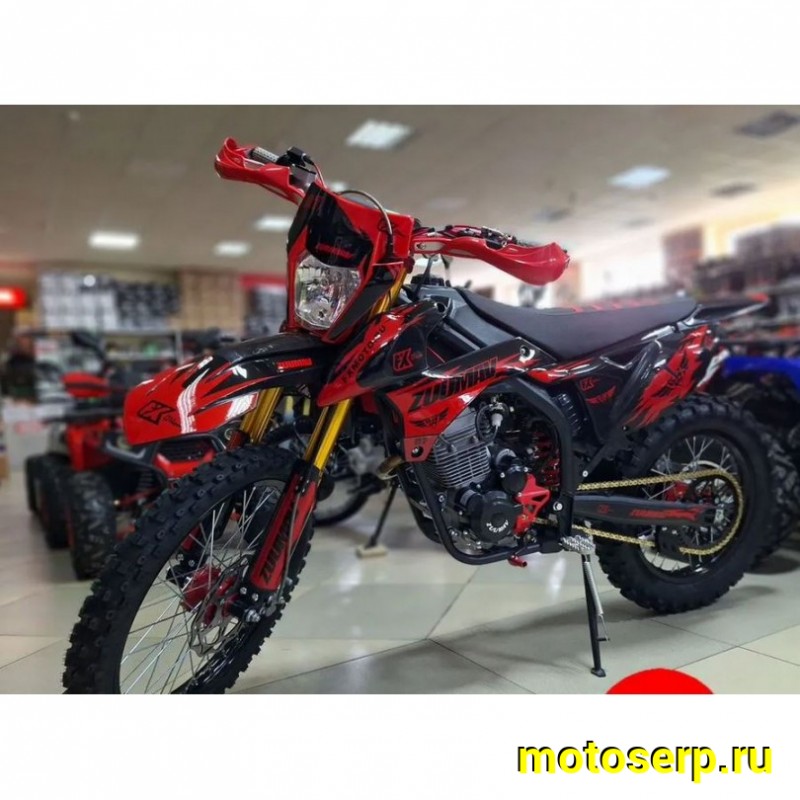 Купить  Мотоцикл Кросс/Эндуро ZUUMAV A7 250сс (спортинв)  ZS172FMM 21/18" эл/кикстарт, 5пер.  (шт) (ZUUMAV  купить с доставкой по Москве и России, цена, технические характеристики, комплектация фото  - motoserp.ru