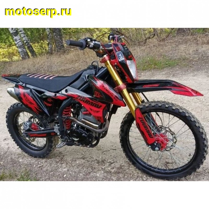 Купить  Мотоцикл Кросс/Эндуро ZUUMAV A7 250сс (спортинв)  ZS172FMM 21/18" эл/кикстарт, 5пер.  (шт) (ZUUMAV  купить с доставкой по Москве и России, цена, технические характеристики, комплектация фото  - motoserp.ru