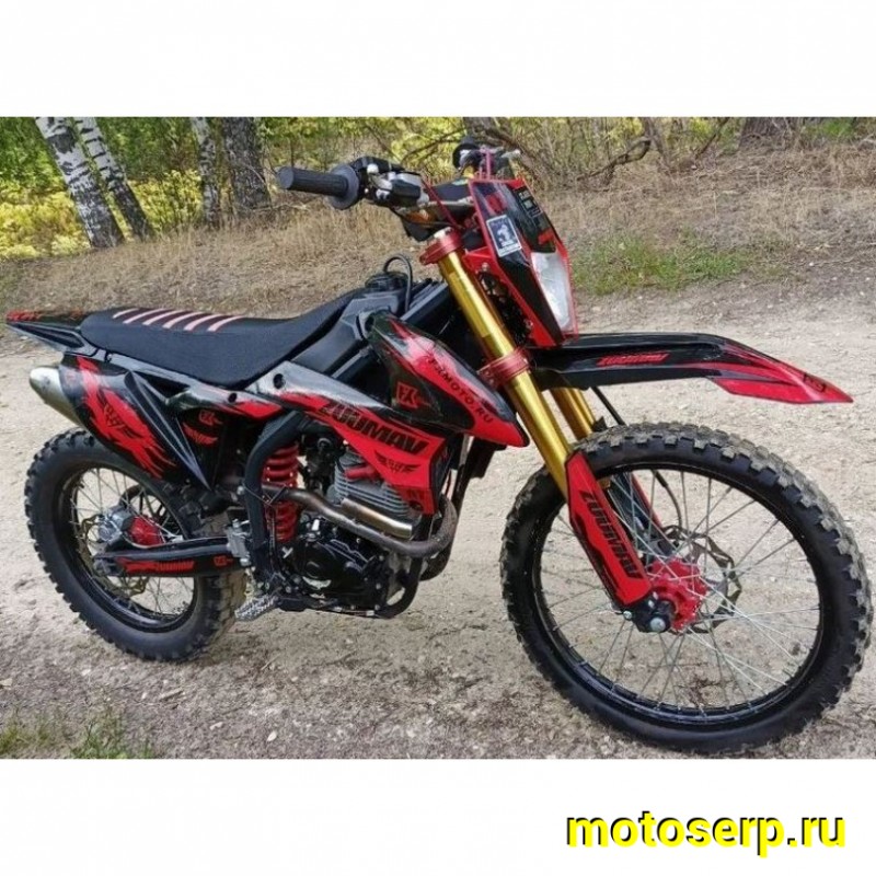 Купить  Мотоцикл Кросс/Эндуро ZUUMAV A7 250сс (спортинв)  ZS172FMM 21/18" эл/кикстарт, 5пер.  (шт) (ZUUMAV  купить с доставкой по Москве и России, цена, технические характеристики, комплектация фото  - motoserp.ru