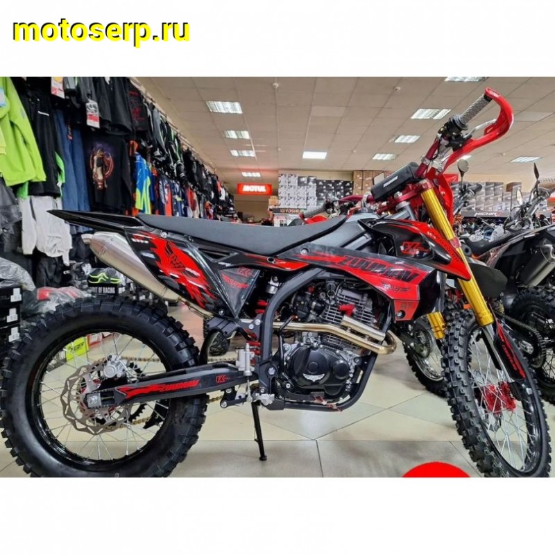 Купить  Мотоцикл Кросс/Эндуро ZUUMAV A7 250сс (спортинв)  ZS172FMM 21/18" эл/кикстарт, 5пер.  (шт) (ZUUMAV  купить с доставкой по Москве и России, цена, технические характеристики, комплектация фото  - motoserp.ru