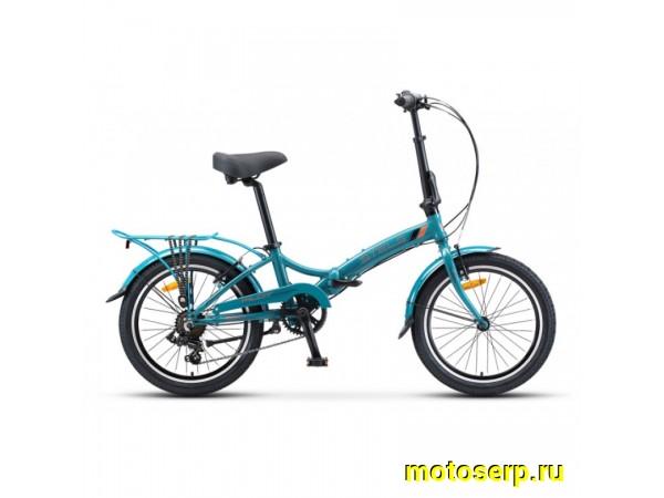 Купить  20" STELS PILOT-650 зеленый (Стелс Пилот-450) 20"; 7ск; рама-алюм; тормоз-V-Brake; багажник (шт) (ART  купить с доставкой по Москве и России, цена, технические характеристики, комплектация фото  - motoserp.ru