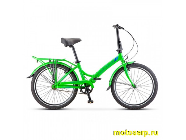 Купить  24" STELS PILOT-760 зеленый (Стелс Пилот-760) 24"; 7ск; рама-алюм; тормоз-V-Brake; багажник (шт) (ART  купить с доставкой по Москве и России, цена, технические характеристики, комплектация фото  - motoserp.ru