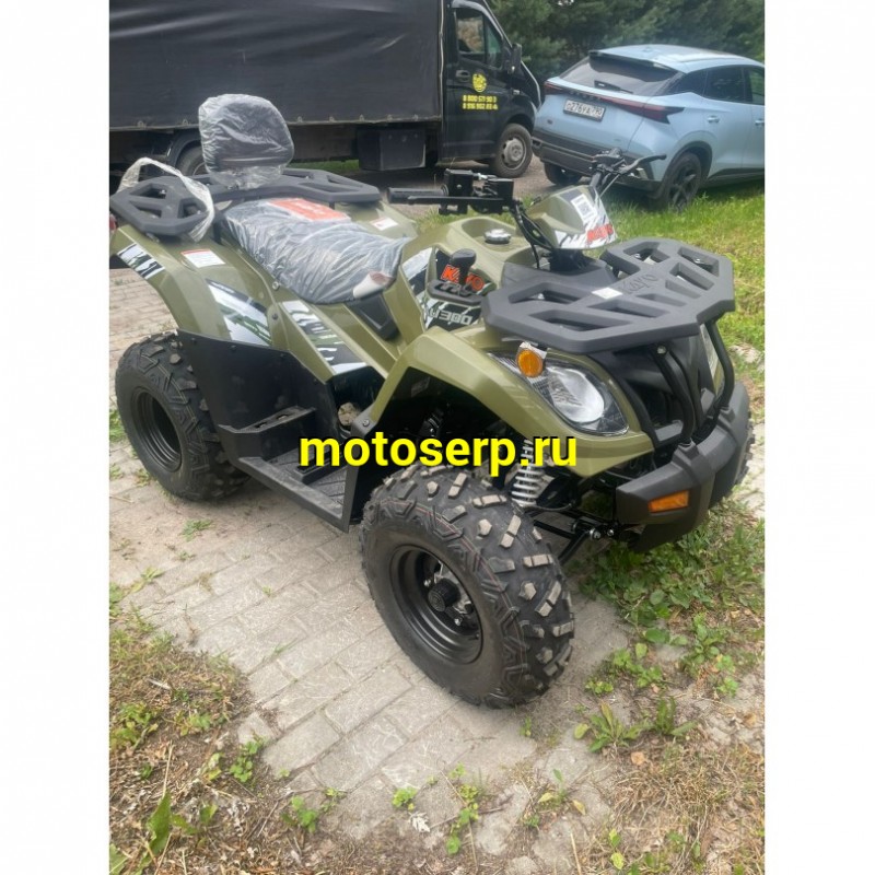 Купить  300cc Квадроцикл KAYO AU300 EFI ЗЕЛЕНЫЙ ХАКИ (ПТС) 300сс, 10/10", инжектор, электростарт, диск/диск, приборка (шт) (SM (ФОТО купить с доставкой по Москве и России, цена, технические характеристики, комплектация фото  - motoserp.ru