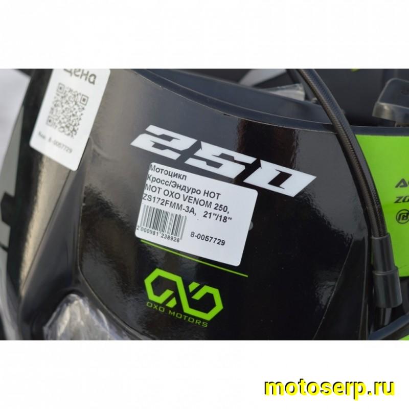 Купить  Мотоцикл Кросс/Эндуро Hot Mot Oxo VENOM 250,  ZS172FMM-3A,   21"/18" (спортинв) (шт) купить с доставкой по Москве и России, цена, технические характеристики, комплектация фото  - motoserp.ru