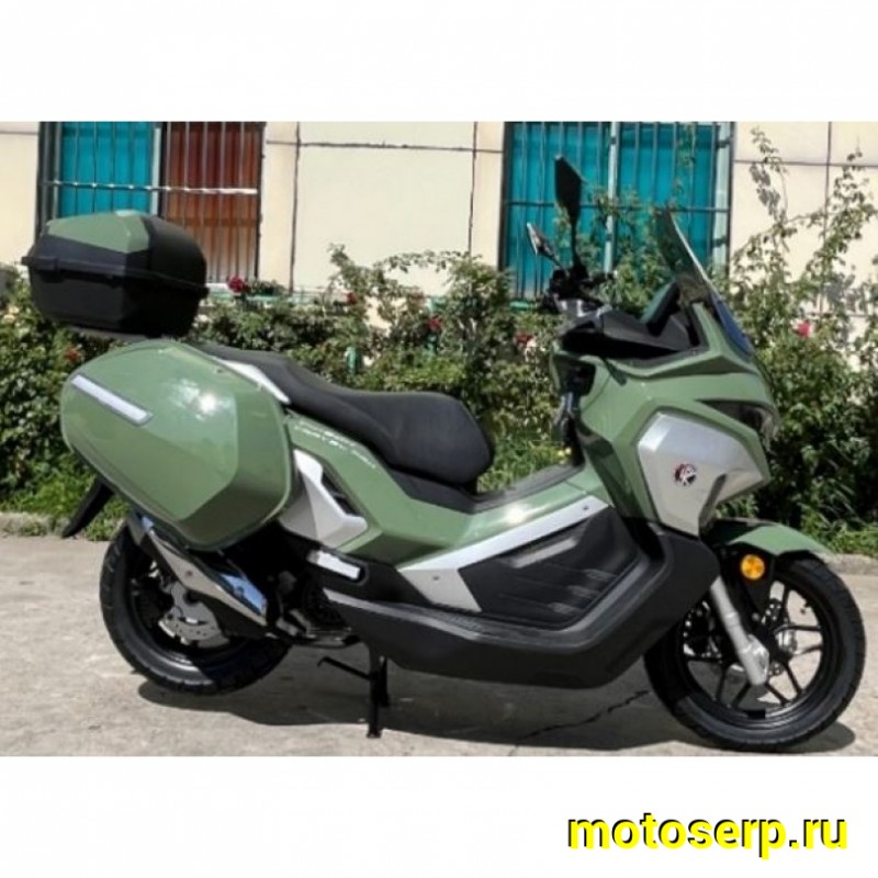 Купить  Скутер SPRMOTORS ADV MAX T4-50L EFI, с тремя кофрами! 14/13" (шт) 01700 (SPR купить с доставкой по Москве и России, цена, технические характеристики, комплектация фото  - motoserp.ru