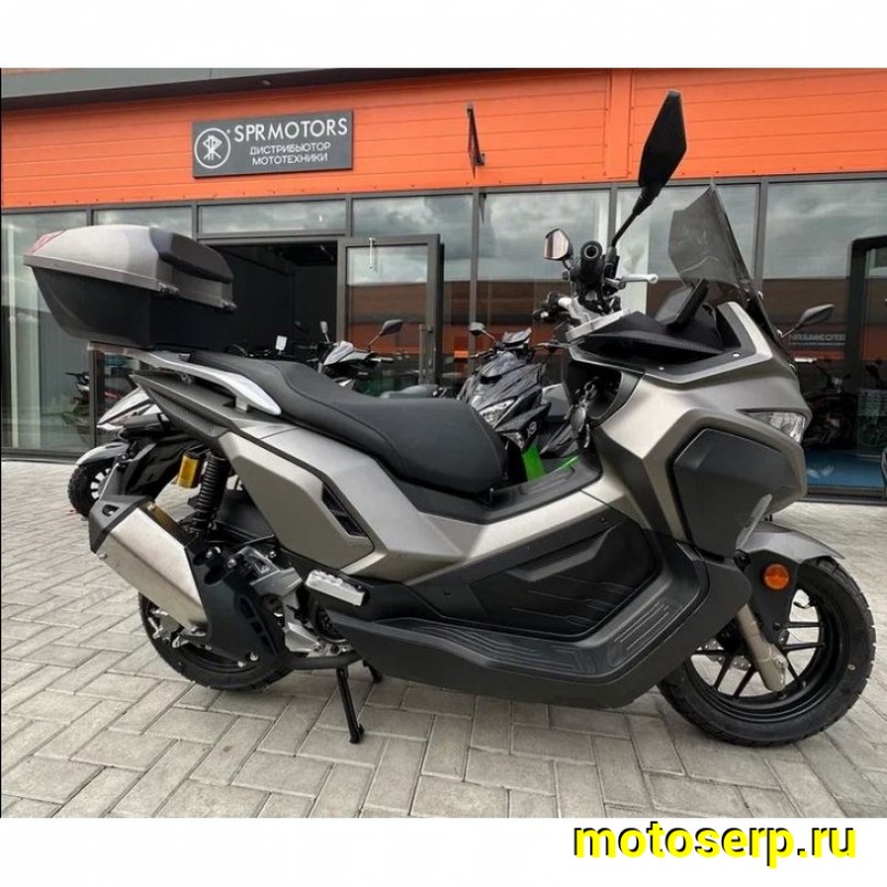 Купить  Скутер SPRMOTORS TRAVEL MAX T4-50H EFI, 14/13" с тремя кофрами! (шт) (SPR купить с доставкой по Москве и России, цена, технические характеристики, комплектация фото  - motoserp.ru