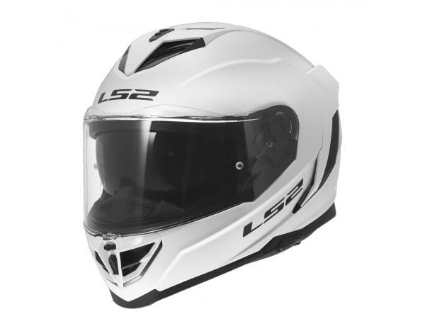 Купить  Шлем закрытый LS2 FF818 STORM 3 SOLID Gloss White (XXXL) интеграл (шт) (LS2 купить с доставкой по Москве и России, цена, технические характеристики, комплектация фото  - motoserp.ru
