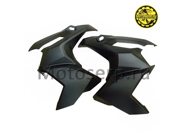Купить  Облицовка рулевой колонки боковая VENTO JET RS 180cc (S) MATT BLACK (черный матовый) (пар) (Vento 419 купить с доставкой по Москве и России, цена, технические характеристики, комплектация фото  - motoserp.ru