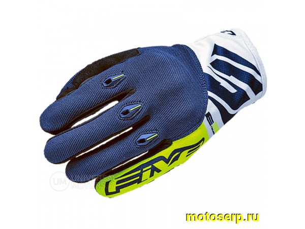 Купить  Перчатки FIVE E3 EVO fluo yellow/blue р-р 9/M УТ-00104459 (пар) (JP купить с доставкой по Москве и России, цена, технические характеристики, комплектация фото  - motoserp.ru