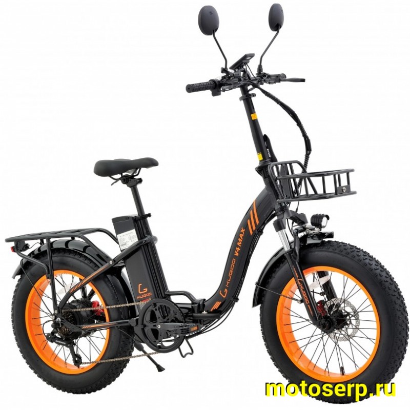 Купить  Электрокомплект 20" 750 Вт FAT KG V4 MAX рама-алюминий, складная рама, съёмная Li-ion батарея, 48V, 15Ah адаптер 220В  (шт) (Кит купить с доставкой по Москве и России, цена, технические характеристики, комплектация фото  - motoserp.ru