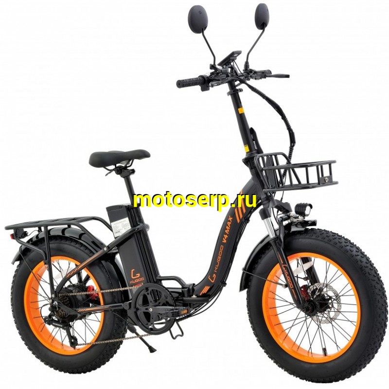 Купить  Электрокомплект 20" 750 Вт FAT KG V4 MAX рама-алюминий, складная рама, съёмная Li-ion батарея, 48V, 15Ah адаптер 220В  (шт) (Кит купить с доставкой по Москве и России, цена, технические характеристики, комплектация фото  - motoserp.ru