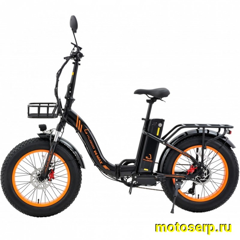 Купить  Электрокомплект 20" 750 Вт FAT KG V4 MAX рама-алюминий, складная рама, съёмная Li-ion батарея, 48V, 15Ah адаптер 220В  (шт) (Кит купить с доставкой по Москве и России, цена, технические характеристики, комплектация фото  - motoserp.ru