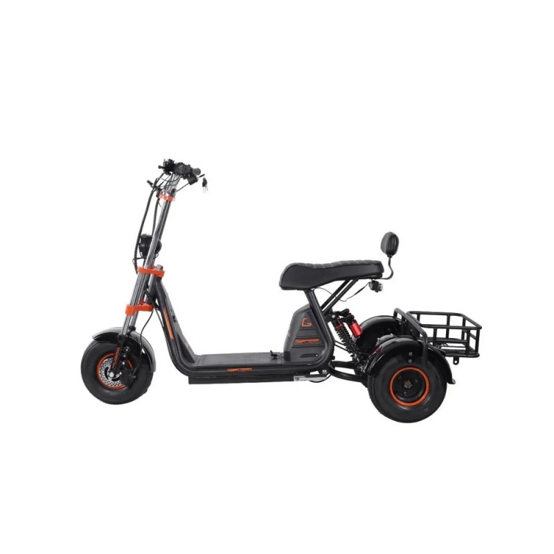 Купить  Электрокомплект Скут. CITYCOCO KG C4 TRIKE (трехколесный), 1200 Вт, 48V 20Ah, колеса 12", ЛИТИЕВЫЙ АККУМУЛЯТОР (шт) (Кит купить с доставкой по Москве и России, цена, технические характеристики, комплектация фото  - motoserp.ru