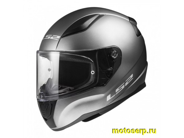 Купить  Шлем закрытый LS2 FF353 RAPID 2 SOLID MATT TITANIUM (L) интеграл (шт) (LS2 купить с доставкой по Москве и России, цена, технические характеристики, комплектация фото  - motoserp.ru