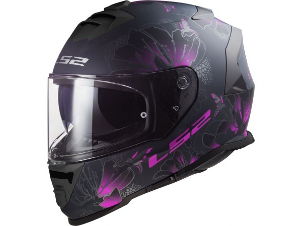 Купить  Шлем закрытый LS2 FF800 STORM II BURST Matt Black Pink (XL) интеграл (шт) (LS2 купить с доставкой по Москве и России, цена, технические характеристики, комплектация фото  - motoserp.ru