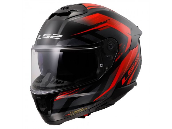 Купить  Шлем закрытый LS2 FF808 STREAM 2 FURY Black Red (S) интеграл (шт) (LS2 купить с доставкой по Москве и России, цена, технические характеристики, комплектация фото  - motoserp.ru