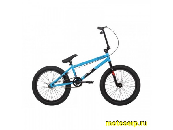 Купить  20" BMX NOVATRACK WOLF голубой (19") (НОВАТРЕК ВУЛЬФ) 20"; 1ск; рама-сталь; тормоз-U-Brake (шт) (ART (M купить с доставкой по Москве и России, цена, технические характеристики, комплектация фото  - motoserp.ru
