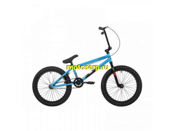Купить  20" BMX NOVATRACK WOLF голубой (19") (НОВАТРЕК ВУЛЬФ) 20"; 1ск; рама-сталь; тормоз-U-Brake (шт) (ART (M купить с доставкой по Москве и России, цена, технические характеристики, комплектация фото  - motoserp.ru