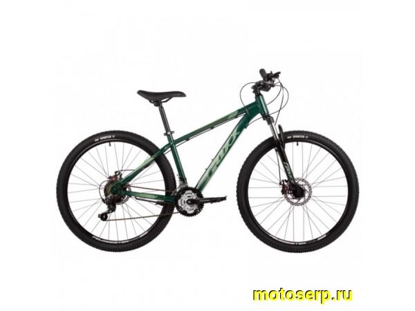Купить  27.5" FOXX CAIMAN зеленый (16") (ФОКС КАЙМАН) 27.5"; 21ск; рама-сталь; тормоз-Disk (шт) (ART (M купить с доставкой по Москве и России, цена, технические характеристики, комплектация фото  - motoserp.ru