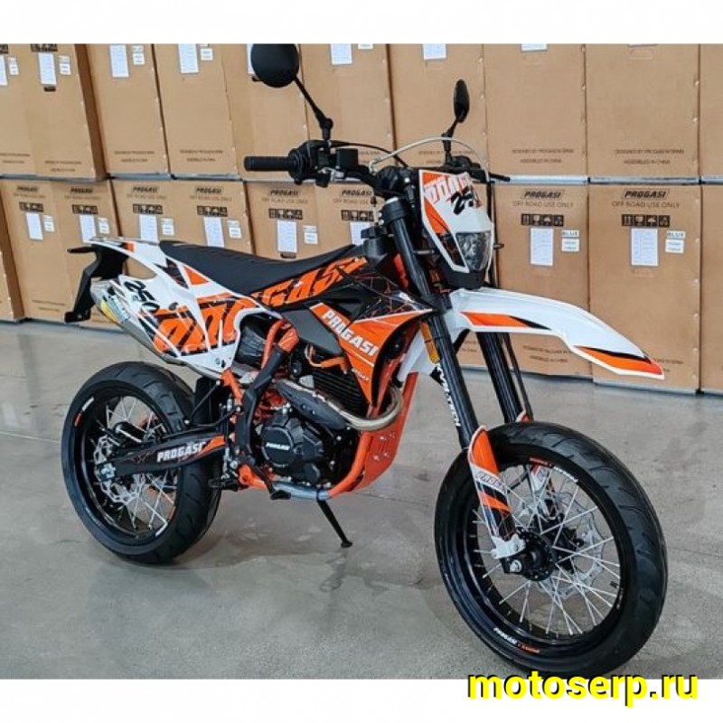Купить  Мотоцикл Кросс/Эндуро Progasi SUPER MAX 250SM (ЭПТС) (CB250-F) мотард  Motard (шт) (ФОТО купить с доставкой по Москве и России, цена, технические характеристики, комплектация фото  - motoserp.ru