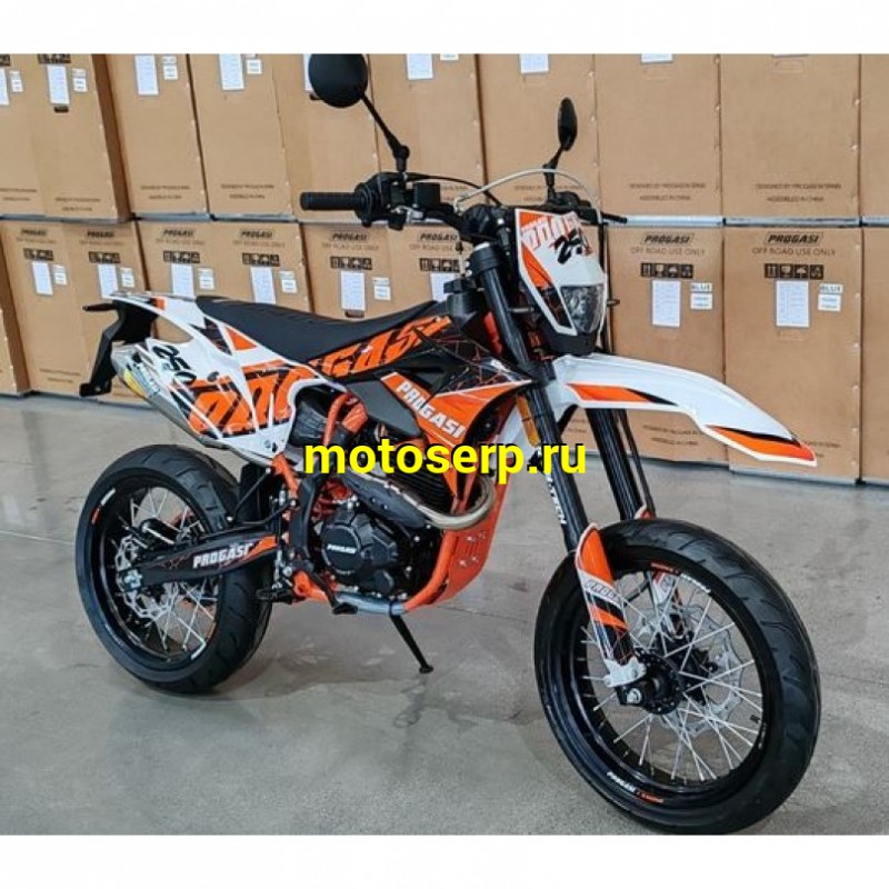 Купить  Мотоцикл Кросс/Эндуро Progasi SUPER MAX 250SM (ЭПТС) (CB250-F) мотард  Motard (шт) (ФОТО купить с доставкой по Москве и России, цена, технические характеристики, комплектация фото  - motoserp.ru