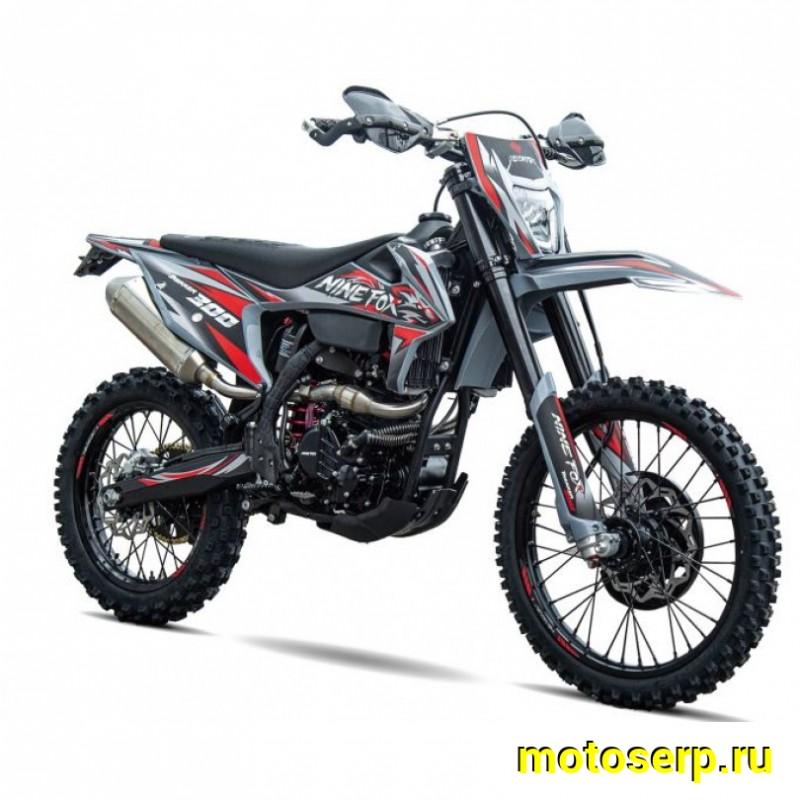 Купить  Мотоцикл Кросс/Эндуро Nine Fox Trekker 300cc (спортинв), 21/18, 4Т, 300сс, 174MN-3 ,4Т,4 клап.,балансир.,диск/диск (шт) (Nine  купить с доставкой по Москве и России, цена, технические характеристики, комплектация фото  - motoserp.ru