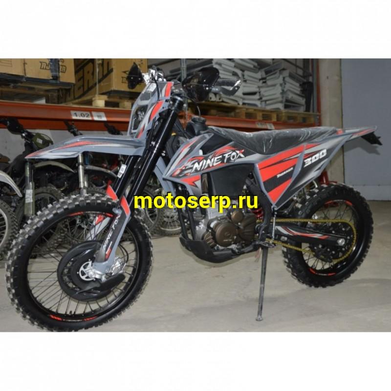 Купить  Мотоцикл Кросс/Эндуро Nine Fox Trekker 300cc (спортинв), 21/18, 4Т, 300сс, 174MN-3 ,4Т,4 клап.,балансир.,диск/диск (шт) (Nine  купить с доставкой по Москве и России, цена, технические характеристики, комплектация фото  - motoserp.ru