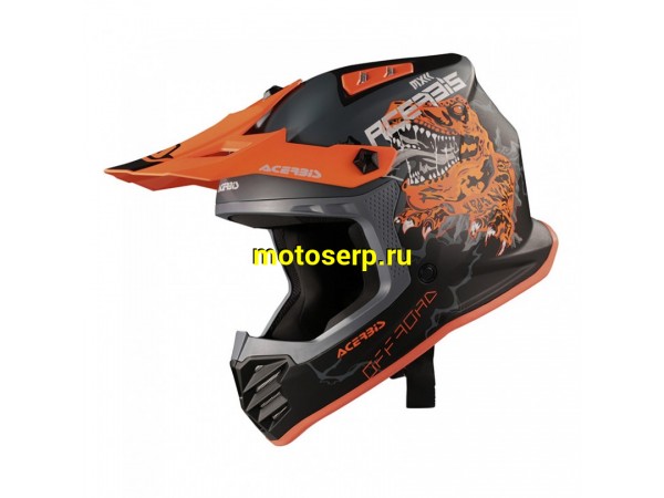 Купить  Шлем Кросс (Детский) Acerbis PROFILE JUNIOR Nero/Arancio (YM) (шт) (Acerbis 0025401.446.052 купить с доставкой по Москве и России, цена, технические характеристики, комплектация фото  - motoserp.ru