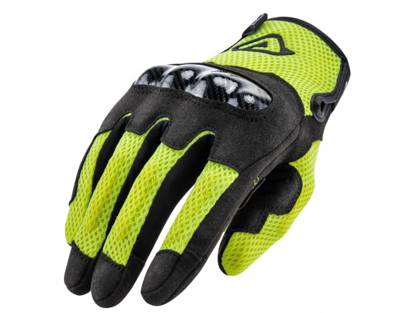 Купить  Перчатки Acerbis CE RAMSEY MY VENTED Black/Yellow текстиль (XL) (пар) (0 купить с доставкой по Москве и России, цена, технические характеристики, комплектация фото  - motoserp.ru