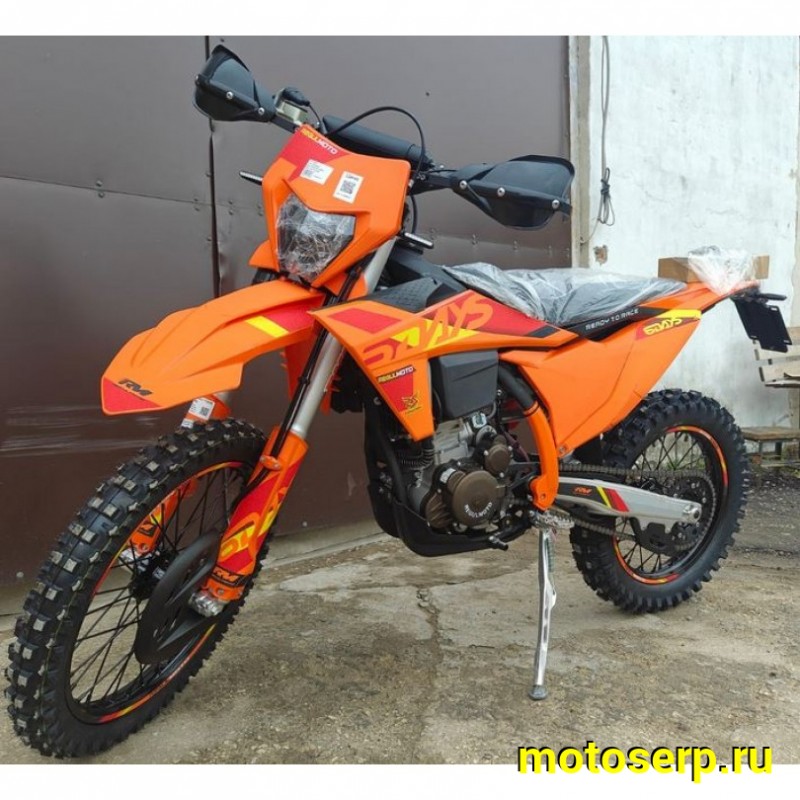 Купить  Мотоцикл Кросс/Эндуро Regulmoto SIX DAYS 350сс (ЭПТС) (ZS NB350) 21/18" 31,2 л.с. (шт) купить с доставкой по Москве и России, цена, технические характеристики, комплектация фото  - motoserp.ru
