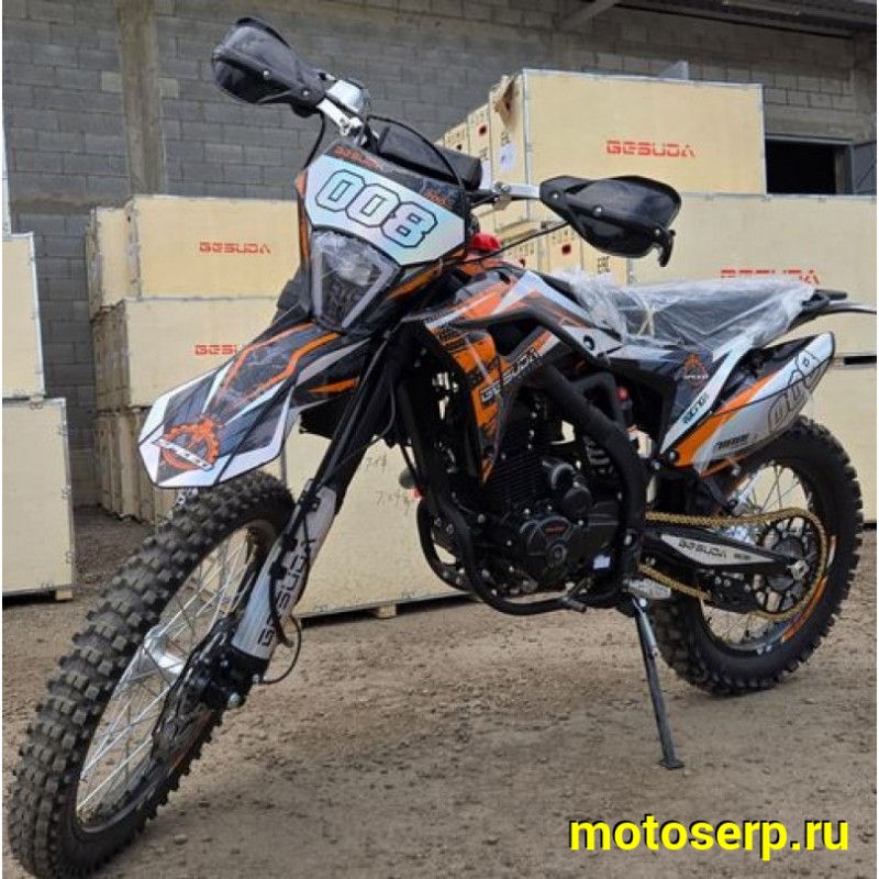 Купить  Мотоцикл Кросс/Эндуро BESUDA 008 RACING 300cc ВОЗДУШНОЕ охл. с балансиром (ZS177FMM‑5A) 21/18" 27л.с. (Реплика GAS GAS) (шт) (Естай купить с доставкой по Москве и России, цена, технические характеристики, комплектация фото  - motoserp.ru