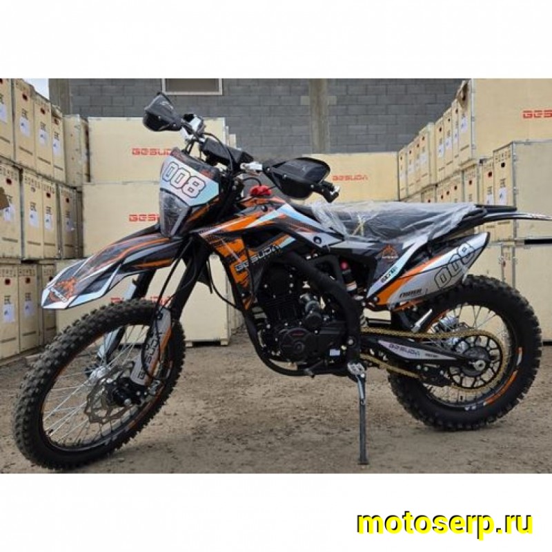 Купить  Мотоцикл Кросс/Эндуро BESUDA 008 RACING 300cc ВОЗДУШНОЕ охл. с балансиром (ZS177FMM‑5A) 21/18" 27л.с. (Реплика GAS GAS) (шт) (Естай купить с доставкой по Москве и России, цена, технические характеристики, комплектация фото  - motoserp.ru