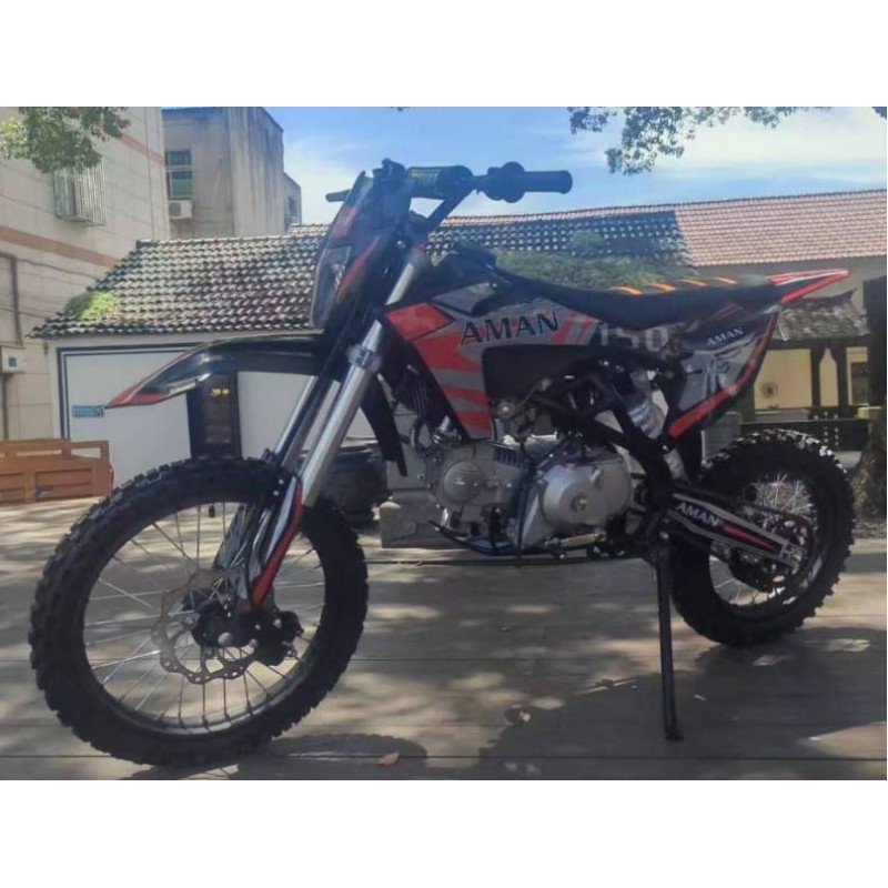 Купить  Питбайк Aman-150, 17/14" (спортинв), 150сс 4Т, (дизайн КТМ 2024г), эл/кикстартер, карб., маслян. охл. (шт) (Естай (Фото купить с доставкой по Москве и России, цена, технические характеристики, комплектация фото  - motoserp.ru