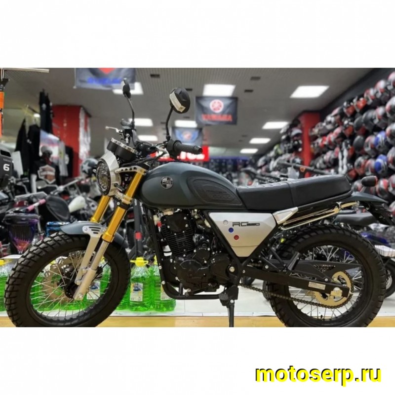 Купить  Мотоцикл RACER RC300-GY8H Triumph (Рейсер Триумф)  Кафе-рейсер 300cc,  25лс, 4Т; 17"; 5 пер, диск торм, (шт) купить с доставкой по Москве и России, цена, технические характеристики, комплектация фото  - motoserp.ru