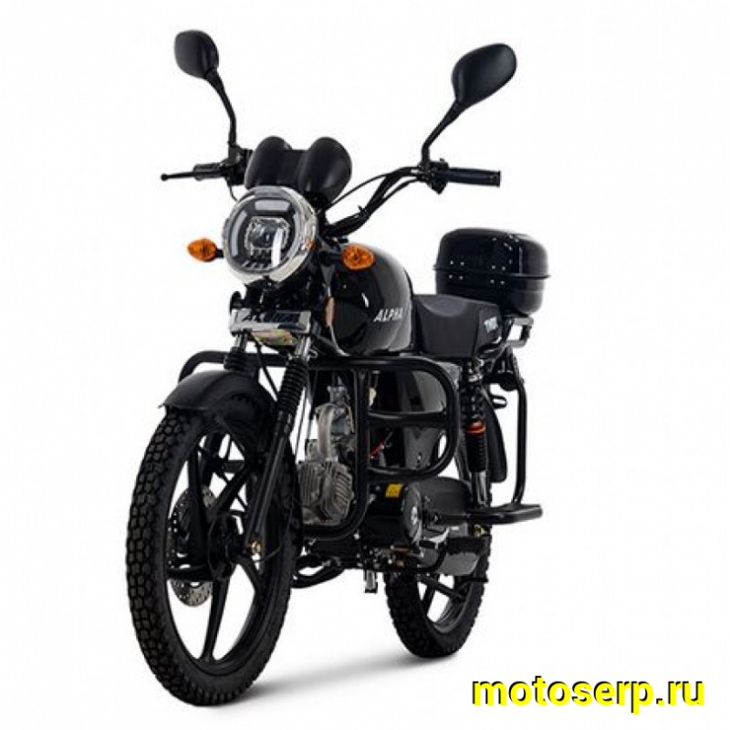 Купить  Мопед TMBK Alpha 50 17/17" 50cс, багажник зад, литые диски, LED фара (шт)  01100 (Progasi (ФОТО купить с доставкой по Москве и России, цена, технические характеристики, комплектация фото  - motoserp.ru