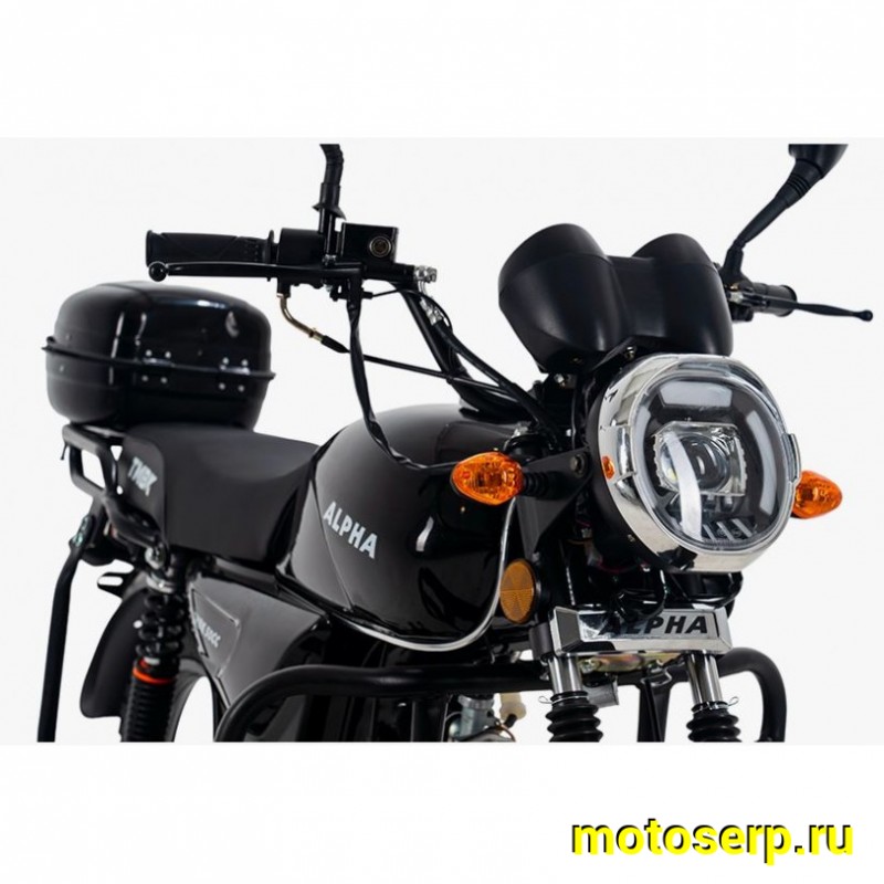 Купить  Мопед TMBK Alpha 50 17/17" 50cс, багажник зад, литые диски, LED фара (шт)  01100 (Progasi (ФОТО купить с доставкой по Москве и России, цена, технические характеристики, комплектация фото  - motoserp.ru