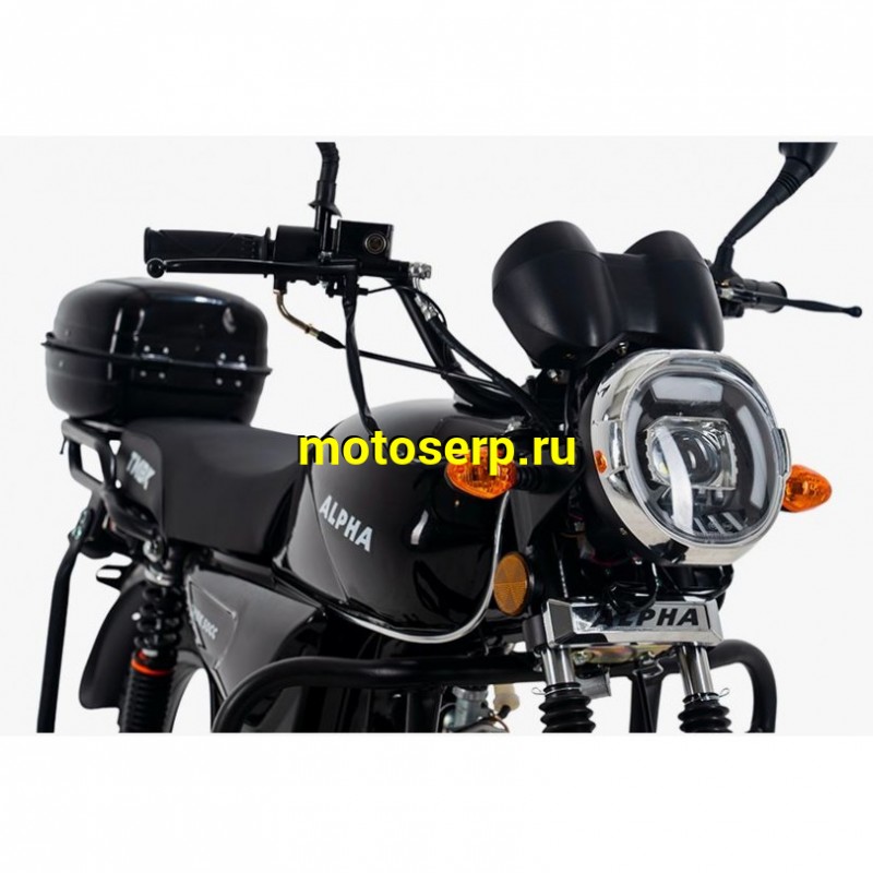 Купить  Мопед TMBK Alpha 50 17/17" 50cс, багажник зад, литые диски, LED фара (шт)  01100 (Progasi (ФОТО купить с доставкой по Москве и России, цена, технические характеристики, комплектация фото  - motoserp.ru